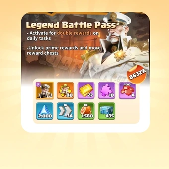 Legend Battle Pass | Dark War Survival