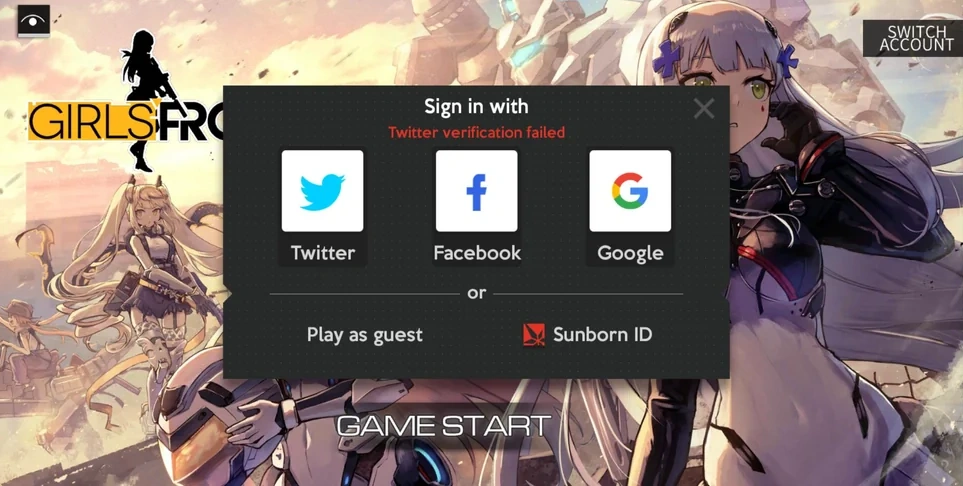 gfl2 login