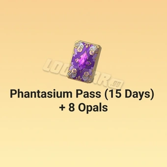 Phantasium Pass (15 Days) + 8 Opals | Crystal of Atlan (ASIA)