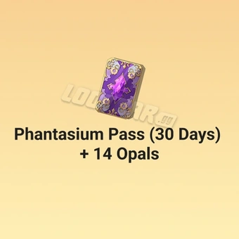 Phantasium Pass (30 Days) + 14 Opals | Crystal of Atlan (ASIA)