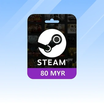 بطاقة هدية Steam بقيمة 80 رينغيت ماليزي | بطاقة هدايا Steam (MY&US)