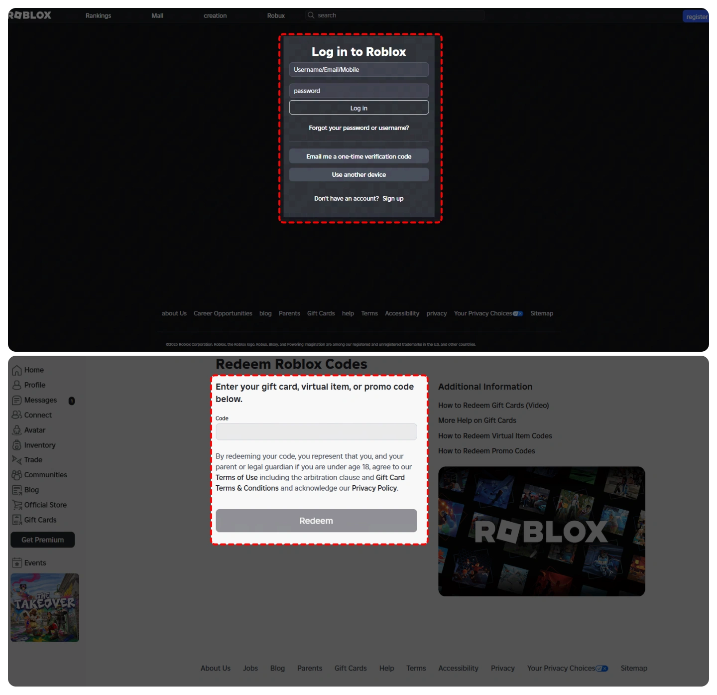 كيفية استرداد بطاقة هدية Roblox