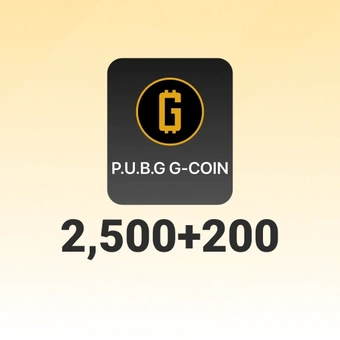 2500+200 عملة G | PUBG G-Coin
