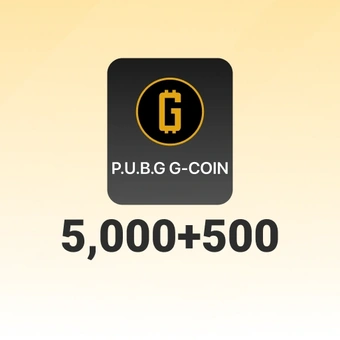 5000+500 عملة G | PUBG G-Coin