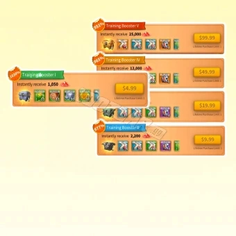 Training Booster All-In-One | Rise of Kingdoms