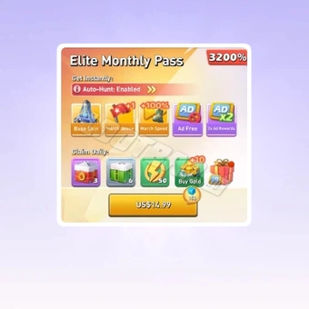 التذكرة الشهرية المميزة | Top War: Battle Game