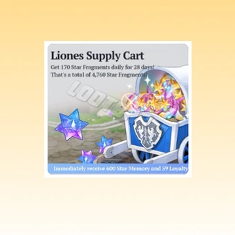 Liones Supply Cart Special Offer | The Seven Deadly Sins: Origin 