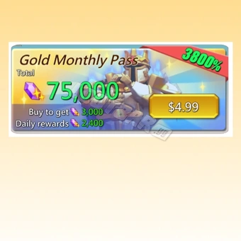 "```الاشتراك الشهري الذهبي | Lords Mobile: Kingdom Wars