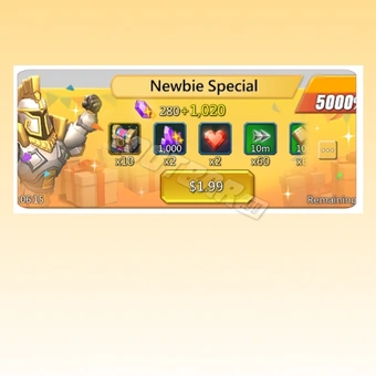عرض خاص للمبتدئين | Lords Mobile: Kingdom Wars