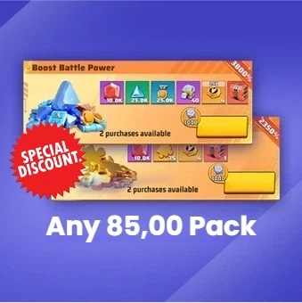 Vente : 85,00 Packs Standard | Last War: Survival