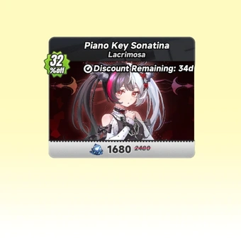 Piano Key Sonatina - Lacrimosa | Neverness إلى Everness (عالمي)