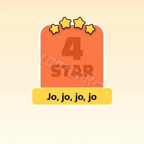 Jo, jo, jo, jo
4 Stars Set15-3 | MONOPOLY GO!