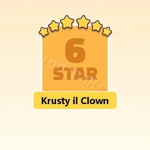 Krusty il Clown
6 Stars Set20-9 | MONOPOLY GO!