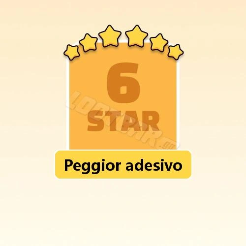 Peggior adesivo
6 Stars Set16-9 | MONOPOLY GO!