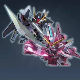 200 سحب حزمة الوحدة المميزة جاندام العدالة اللانهائية/جاندام سترايك نوار(EX) | SD Gundam G Generation ETERNAL