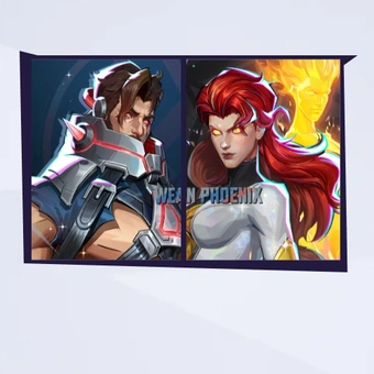 حزمة كومبو WEAPON M & WHITE CROWN PHDENIX | Marvel Rivals