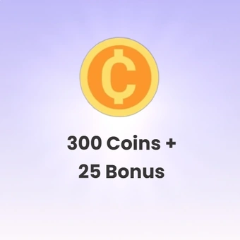 300 Coins + 25 Bonus | StarMaker