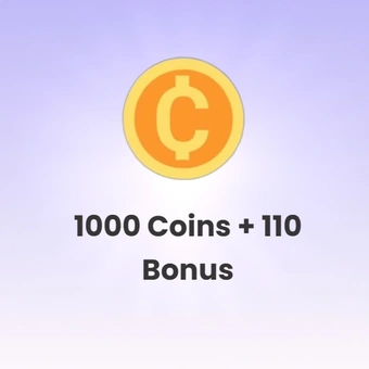 1000 Coins + 110 Bonus | StarMaker