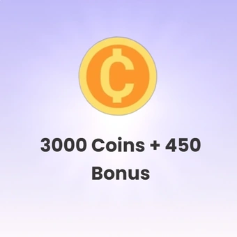 3000 Coins + 450 Bonus | StarMaker