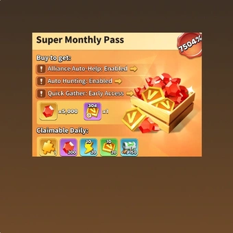Super Monthly Pass | Zomline Survival