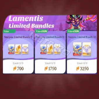 Lamentis Limited Bundles | AFK Journey