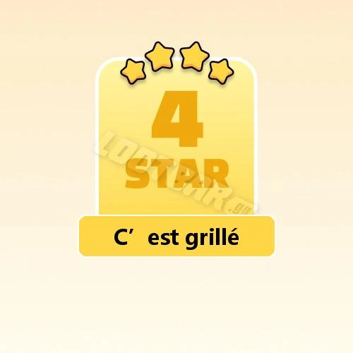 C’est grillé
4 Stars Set15-6 | MONOPOLY GO!