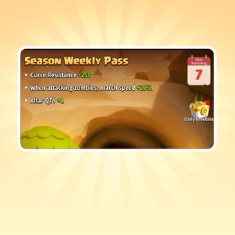 Pas Mingguan Musim | Dark War Survival