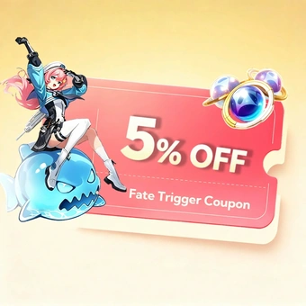 Cupón del 5% de descuento de Fate Trigger | Fate Trigger