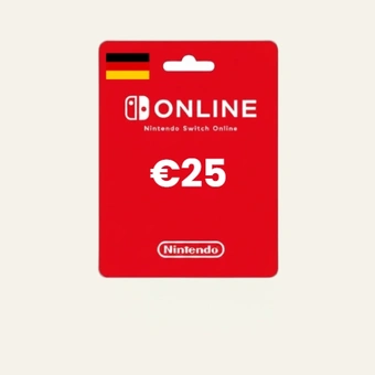 Подарочная карта Nintendo eShop DE 25 EUR | Подарочная карта Nintendo eShop DE