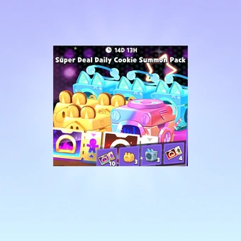 Paquete diario de invocación de galletas de superoferta | CookieRun: OvenSmash