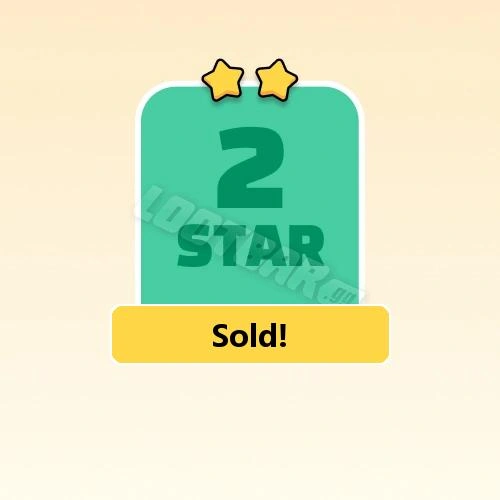 Sold!
2 Stars Set08-4 | MONOPOLY GO!