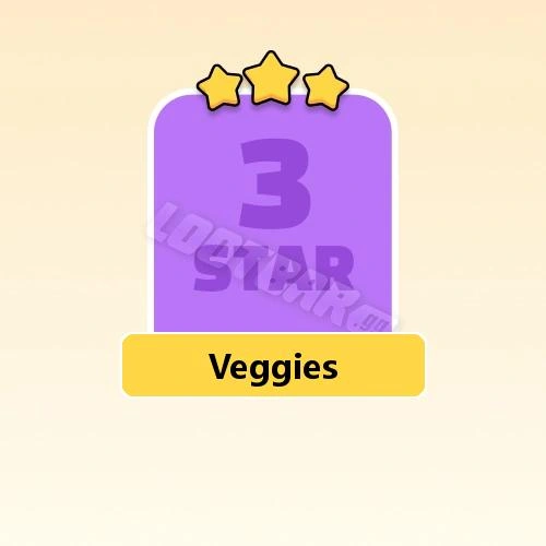 Veggies
3 Stars Set11-5 | MONOPOLY GO!