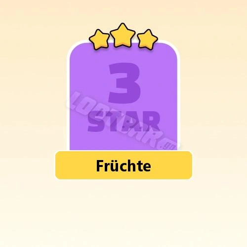 Früchte
3 Stars Set11-6 | MONOPOLY GO!