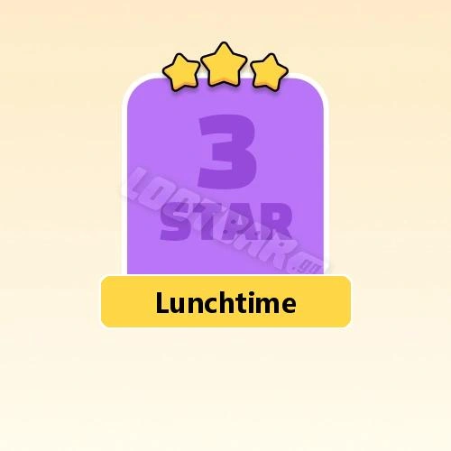 Lunchtime
3 Stars Set09-8 | MONOPOLY GO!