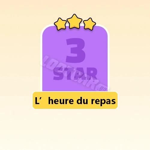 L’heure du repas
3 Stars Set09-8 | MONOPOLY GO!