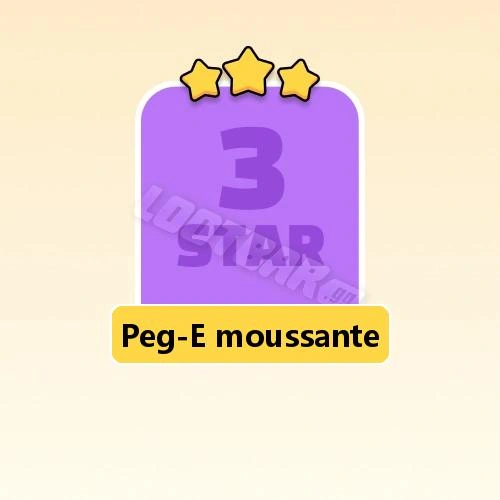 Peg-E moussante
3 Stars Set09-4 | MONOPOLY GO!