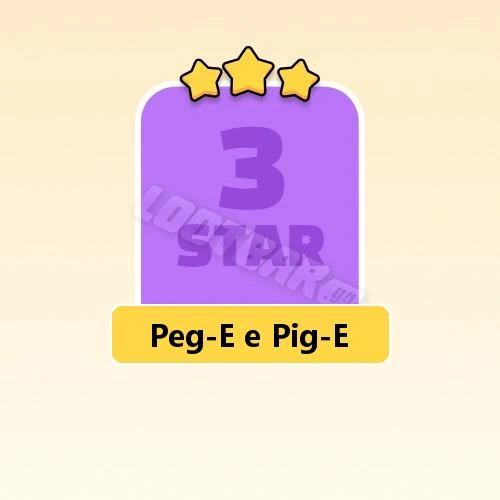 Peg-E e Pig-E
3 Stars Set09-4 | MONOPOLY GO!