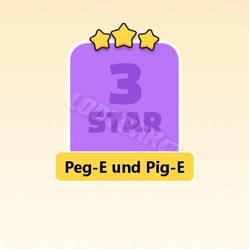 Peg-E und Pig-E
3 Stars Set09-4 | MONOPOLY GO!