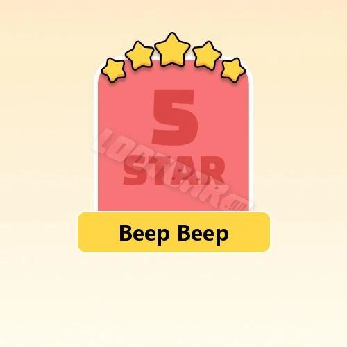 Beep Beep
5 Stars Set21-3 | MONOPOLY GO!