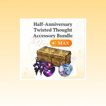 Paquete de accesorios Pensamiento retorcido de medio aniversario | The Seven Deadly Sins: Origin 