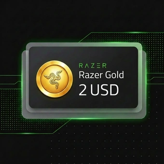 «Razer Gold 2 USD» | Глобальная подарочная карта Razer Gold