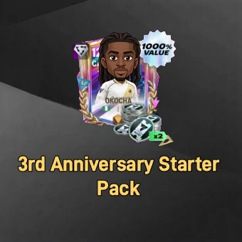 Paquete inicial del 3.er aniversario | FC Mobile 