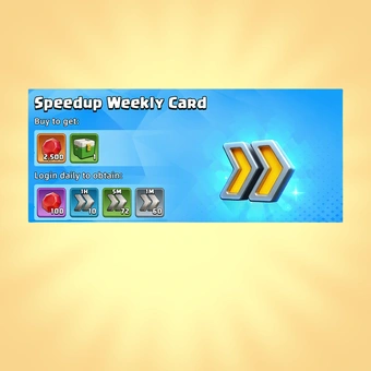 Speedup Weekly Card | Last Beacon: Survival