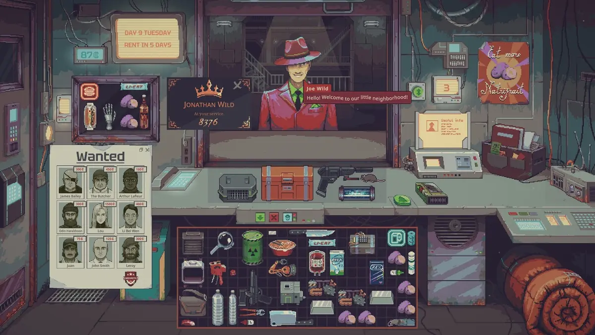 Об игре Probably Stolen - Cyberpunk Shopkeeper Sim